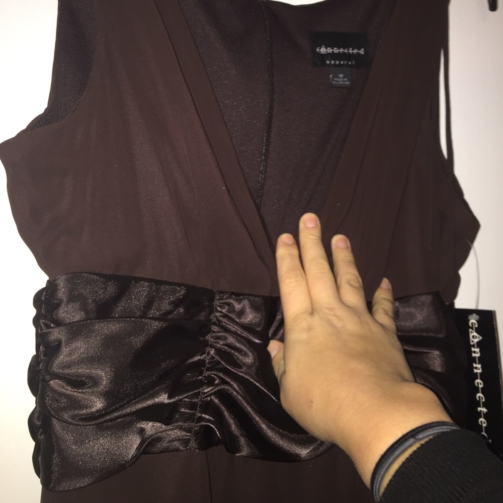 Formality cocktail  dress dark brown size 12